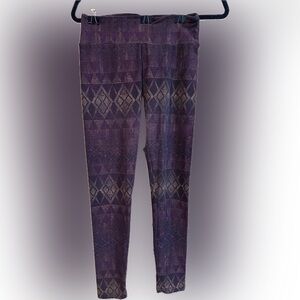 LuLaroe Purple Geometric Pattern Leggings